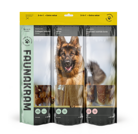 Faunakram 3 в 1 Лакомства 3 х 200 гр