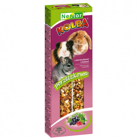 Класическа пръчица за гризачи и зайци с касис и билки