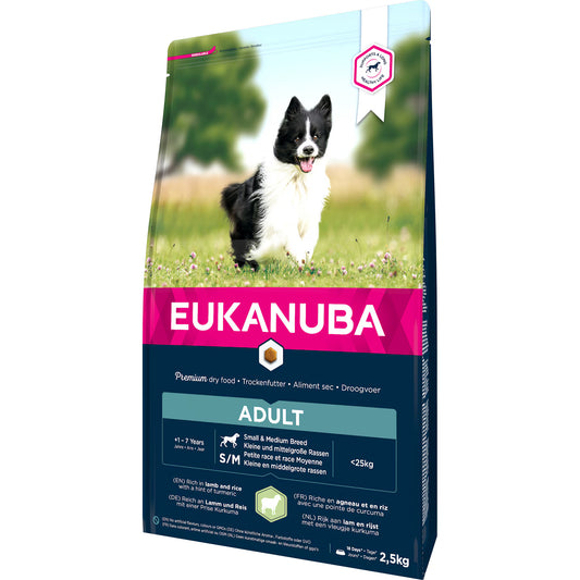 EUKANUBA DOG ADULT SMALL/ MEDIUM LAMB AND RICE