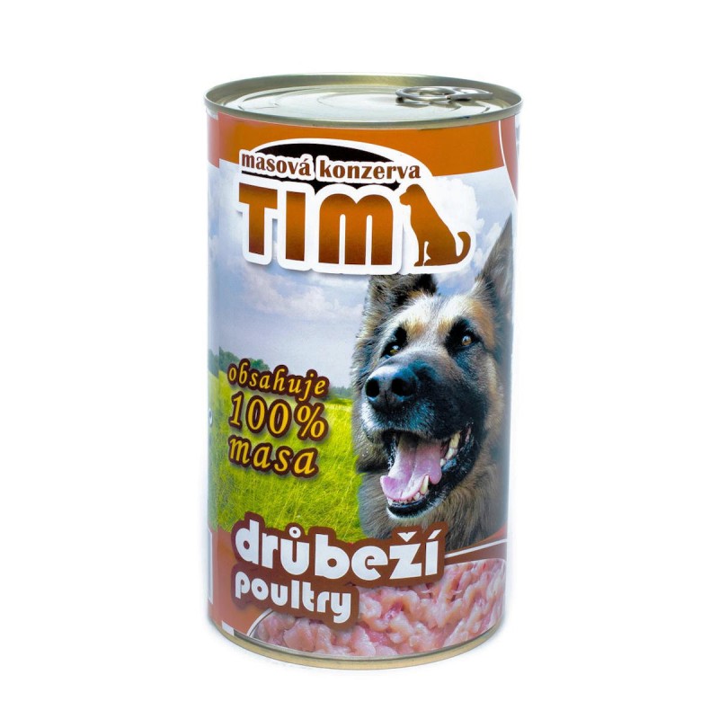 Tim кучешка консерва със 100% месо 0.400гр.