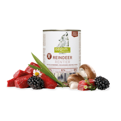 ISEGRIM куче елен, къпини и гъби