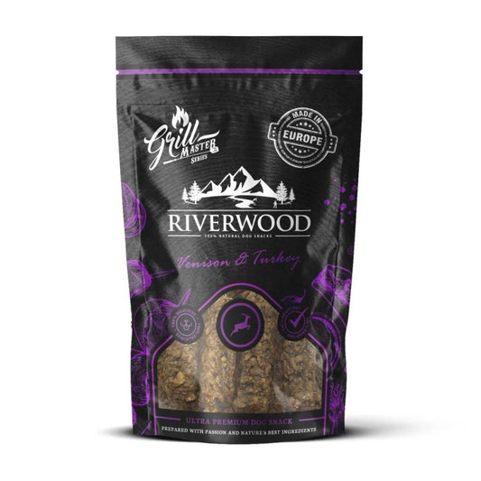 RIVERWOOD 140013 grilled deer and turkey treats 100g