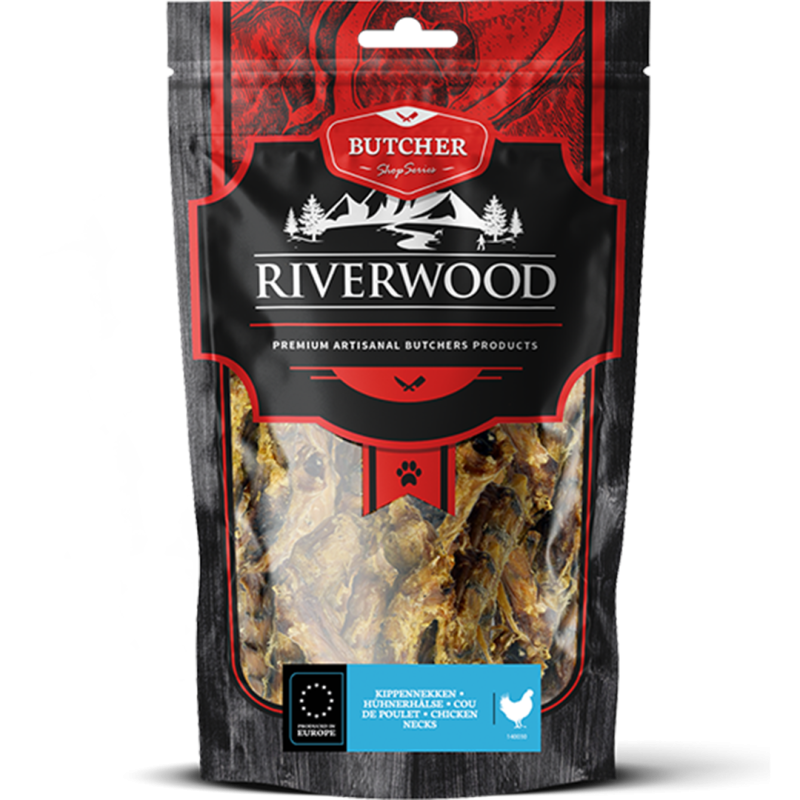 RIVERWOOD сушени лакомства пилешки шийки 200гр
