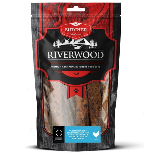 RIVERWOOD 140033 dried treats chicken strips 150g
