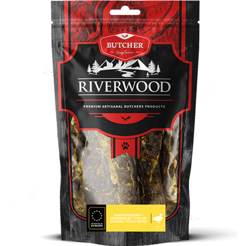 RIVERWOOD 140057 dried treats duck strips 150g