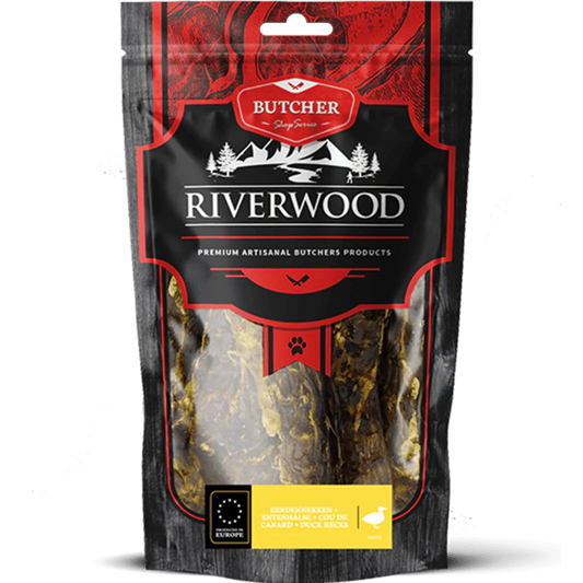RIVERWOOD 140057 dried treats duck strips 150g