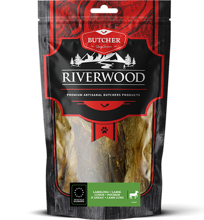 RIVERWOOD сушени лакомства агнешки бял дроб 100гр
