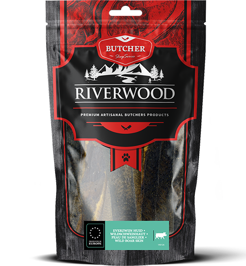 RIVERWOOD сушени лакомства кожа от глиган 200гр