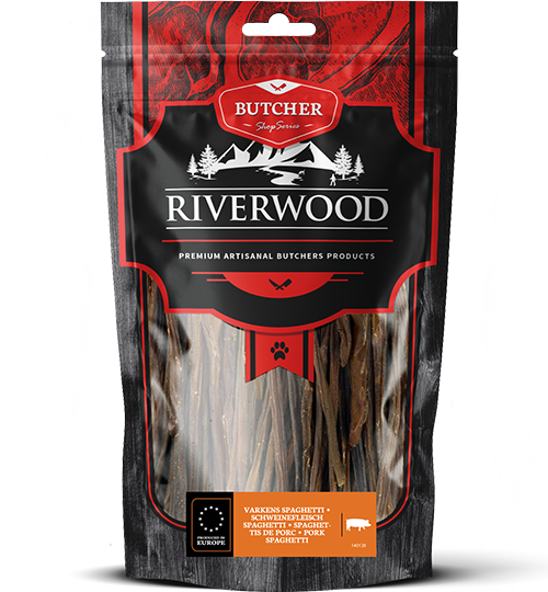 RIVERWOOD сушени лакомства свински спагети 100гр