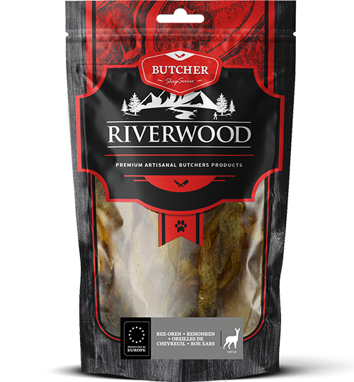 RIVERWOOD сушени лакомства уши от сърна 4бр 100гр