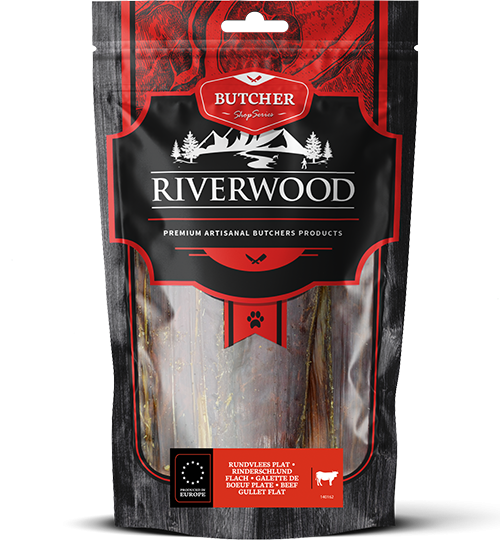 RIVERWOOD 140162 dried treats beef flat 150g