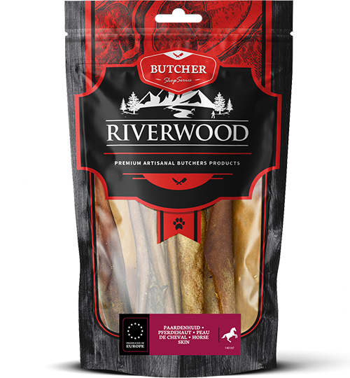 RIVERWOOD 140187 dried treats horse skin 150g
