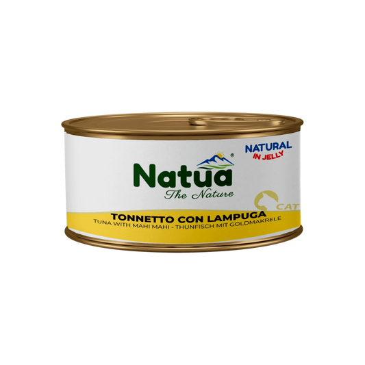 Natua котка Риба тон с махи махи в желе 85 гр