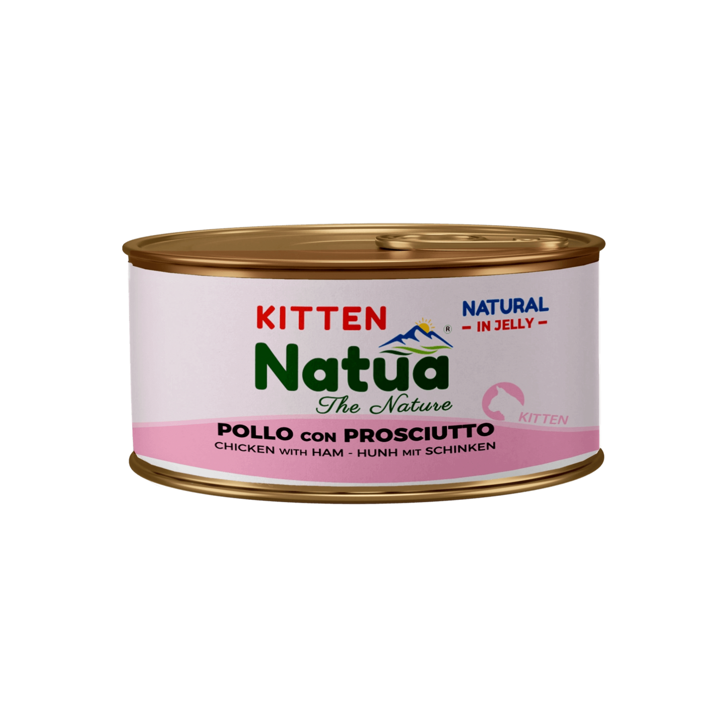 Natua бебе коте Пиле и прошуто в желе 85 гр