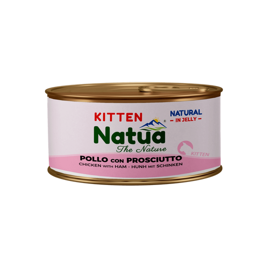 Natua бебе коте Пиле и прошуто в желе 85 гр