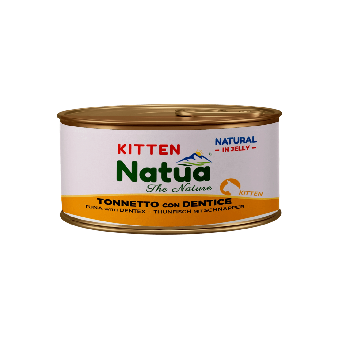 Natua бебе коте Риба тон и зубан в желе 85 гр