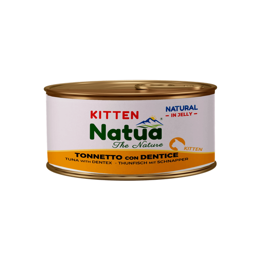 Natua бебе коте Риба тон и зубан в желе 85 гр