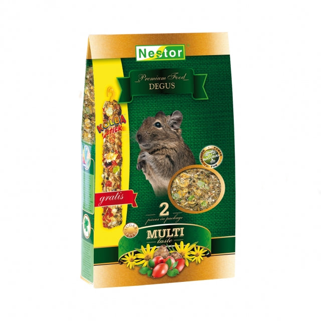 Многовкусна първокласна храна за дегу 620гр