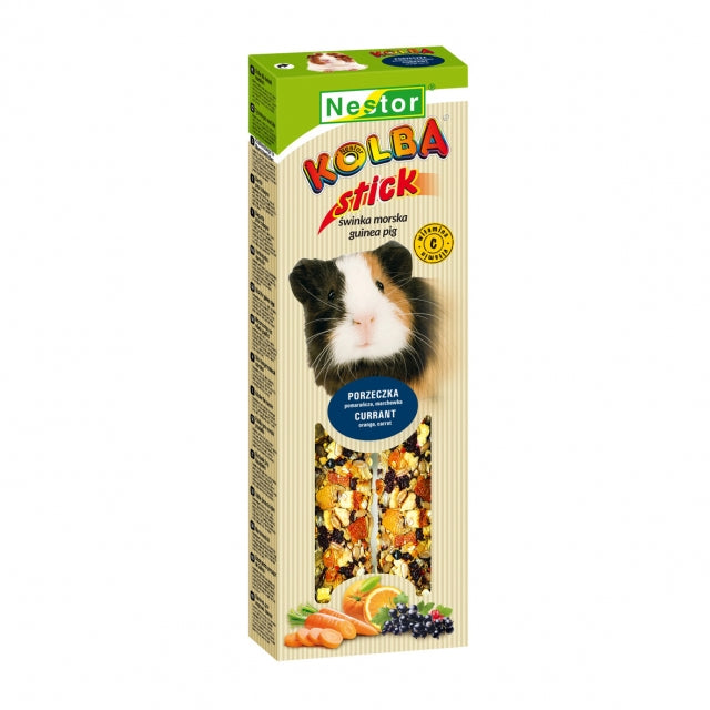 Премиум пръчица за морски свинчета с касис, портокал и морков