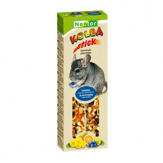 Премиум пръчица за чинчили с трънка, портокали и глухарче