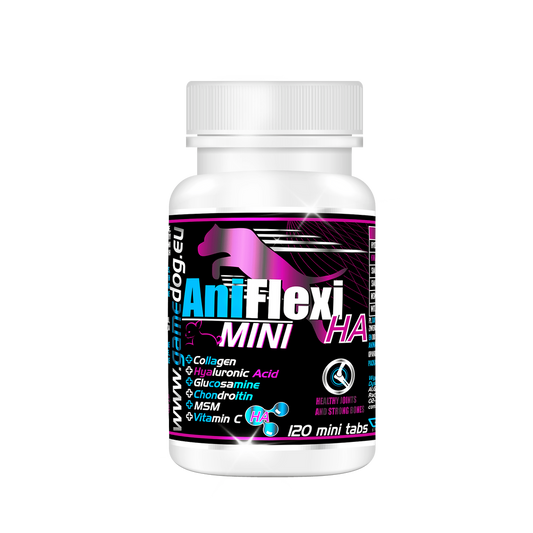 АniFlexi MINI HA за поддържане здравето на ставите и костите при кучета от малки породи 120таблетки