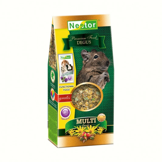 Многовкусна първокласна храна за дегу 250гр