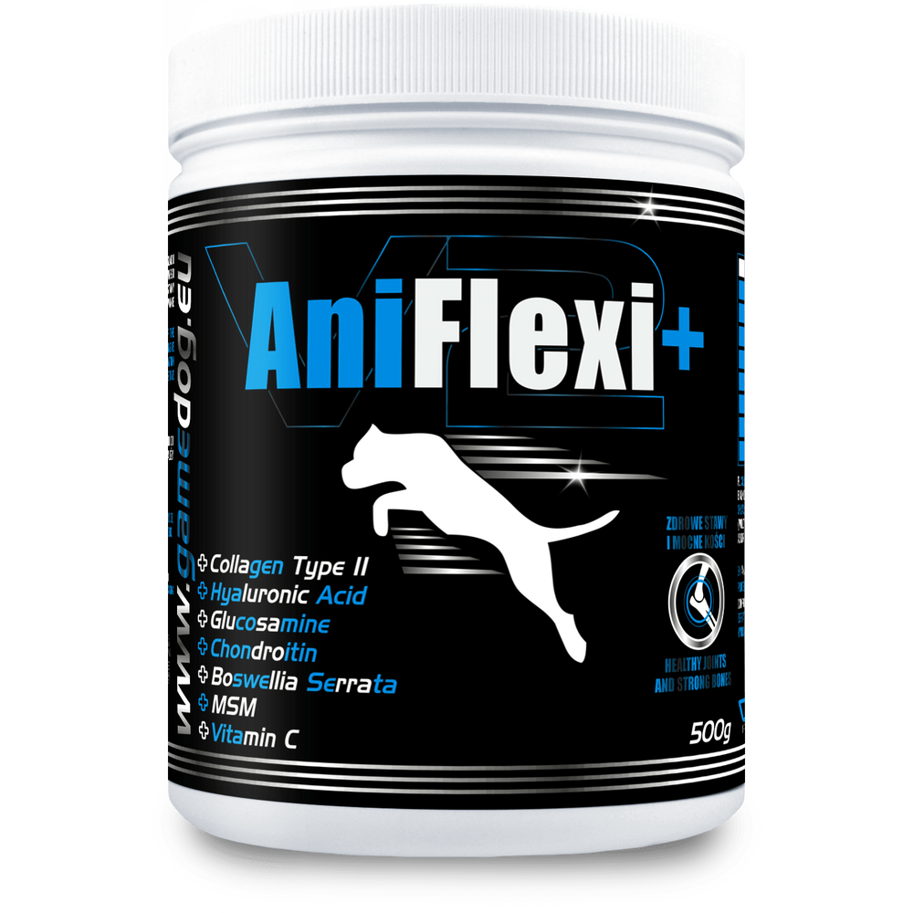 AniFlexi+ подпомага регенерацията и защитата на опорно-двигателния апарат при кучета 500гр