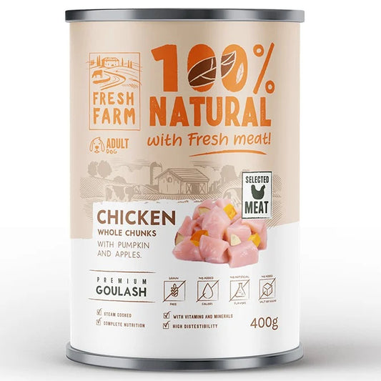 ФРЕШ ФАРМ куче гулаш Пиле, тиква и ябълка