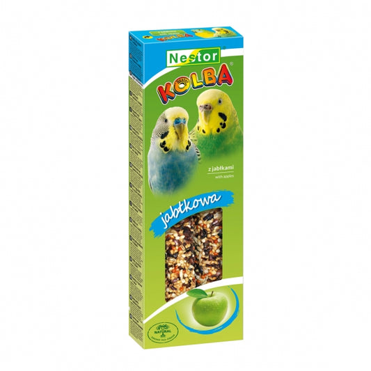 Класическа пръчица за папагали с ябълки