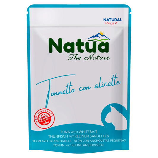 Natua пауч за котка с риба тон и ширасу в желе 70гр
