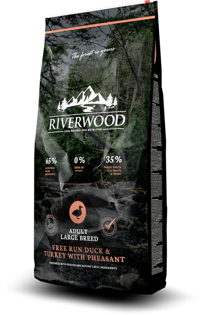 RIVERWOOD Adult едри породи с патица