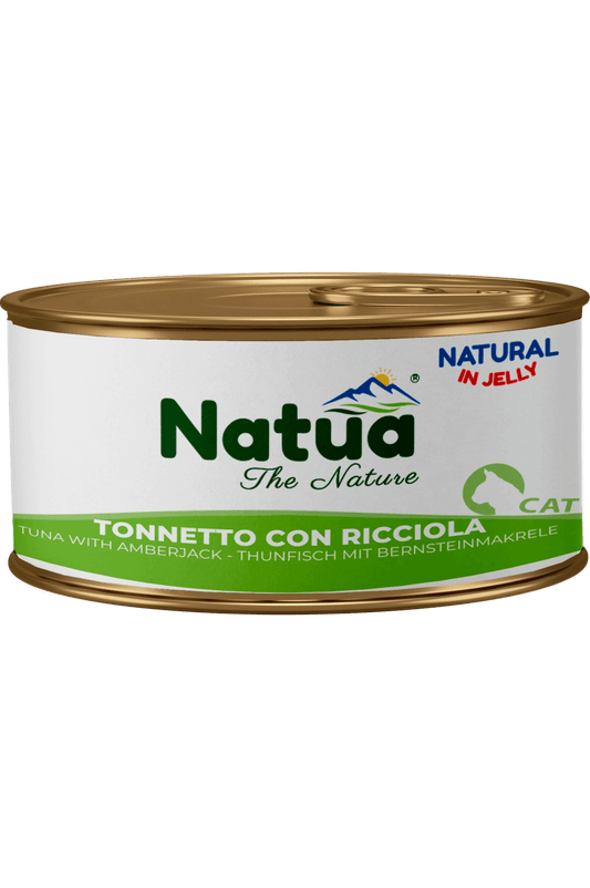 Natua котка Риба тон и жълта опашка в желе 85гр