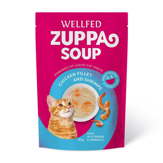 ZUPPA SOUP супа за котки с пиле и скариди 85гр
