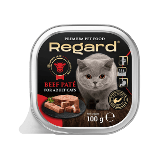 REGARD пастет за котка с говеждо 100гр