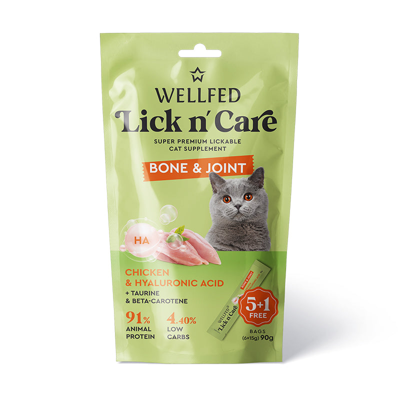 Wellfed кремчета за котки за кости и стави с пиле и хиалуронова киселина