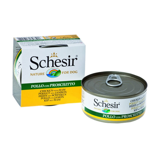 SCHESIR консерва с пилешки филенца и прошуто в желе 150гр