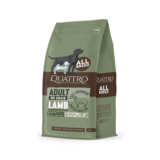 QUATTRO израснали кучета от дребни породи с агне