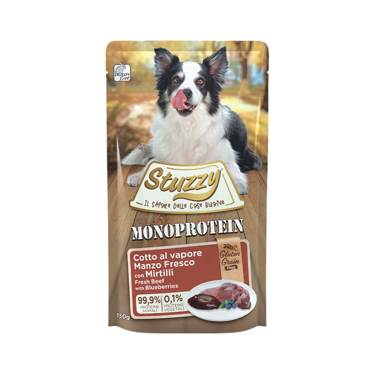 STUZZY пауч за кучета с говеждо 150гр