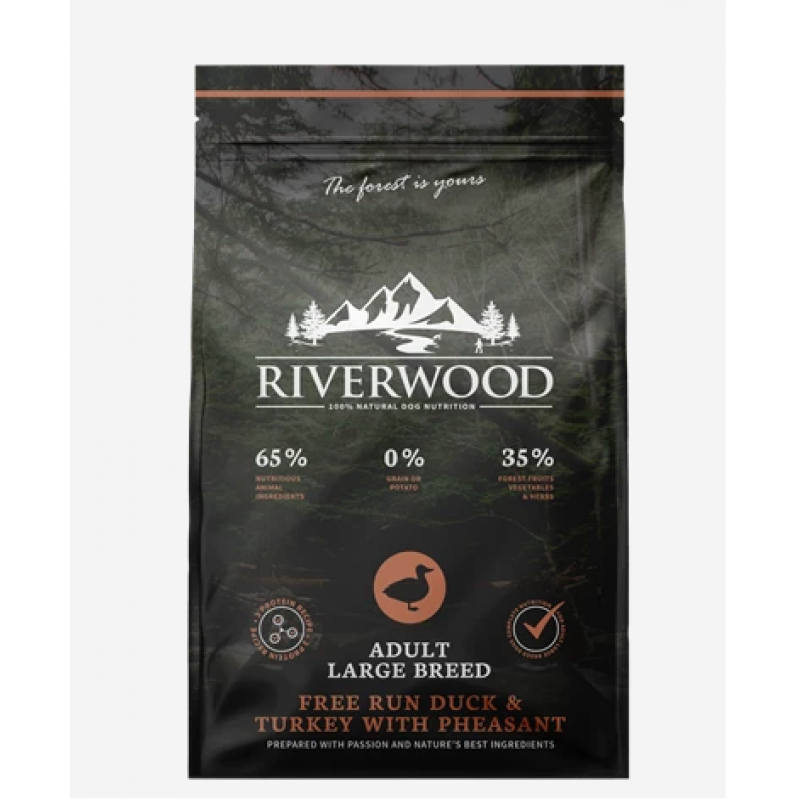 RIVERWOOD Adult едри породи с патица