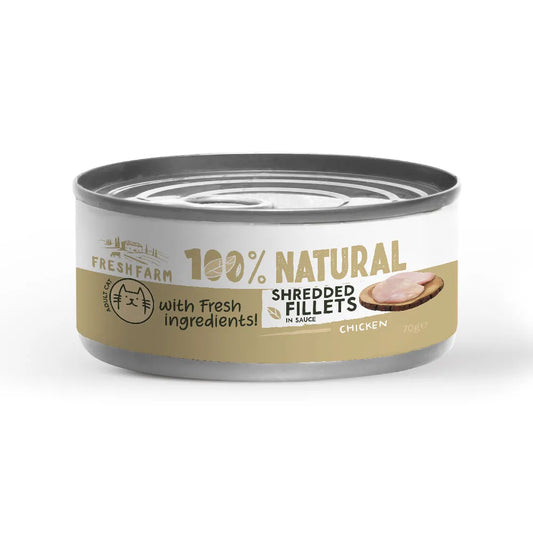 FRESH FARM филенца в консерва за коте с пиле в сос 70гр