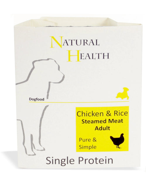 Natural Health меню на пара Пиле и ориз 395гр