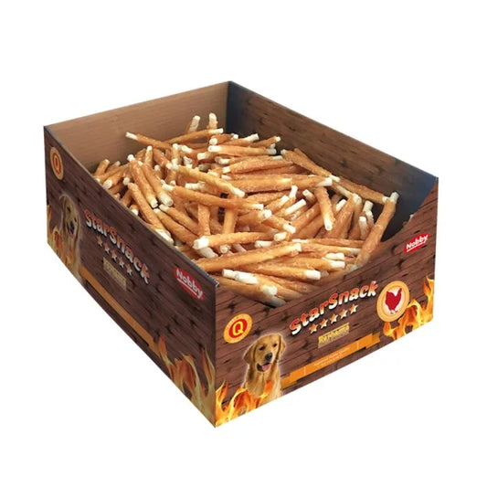 NOBBY лакомство Wrapped Chicken Ø 7-8 мм./12.5см/400бр