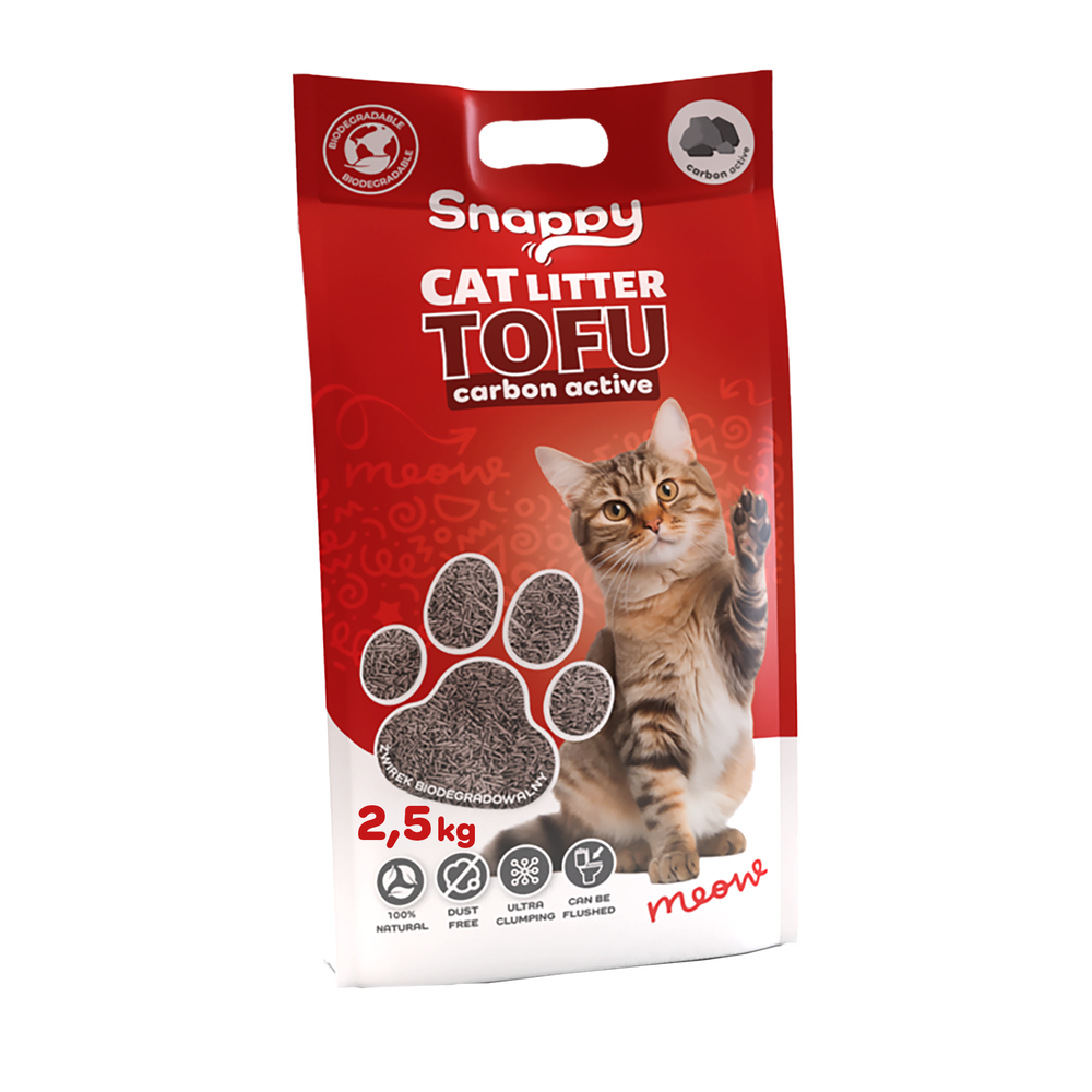 UNIQ PETS TOFU тоалетна с активен въглен 2,5кг 6л