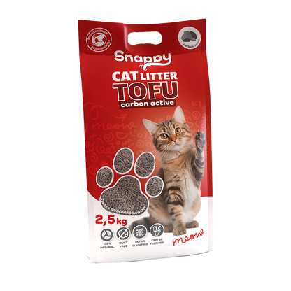 UNIQ PETS TOFU тоалетна с активен въглен 2,5кг 6л