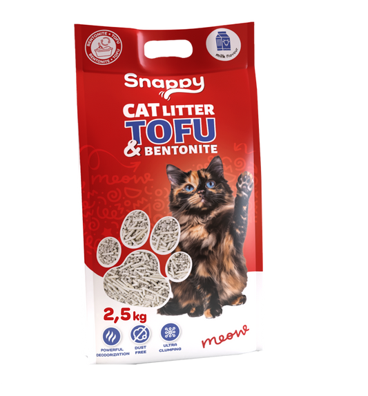 UNIQ PETS микс 70% тофу 30% бентонит 2,5кг 6л