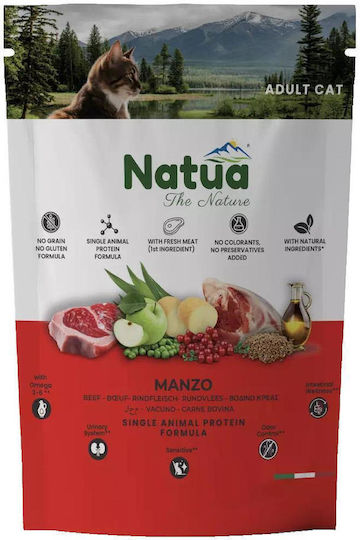 Natua суха храна коте говеждо