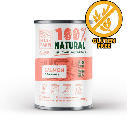 ФРЕШ ФАРМ куче фин пастет Сьомга