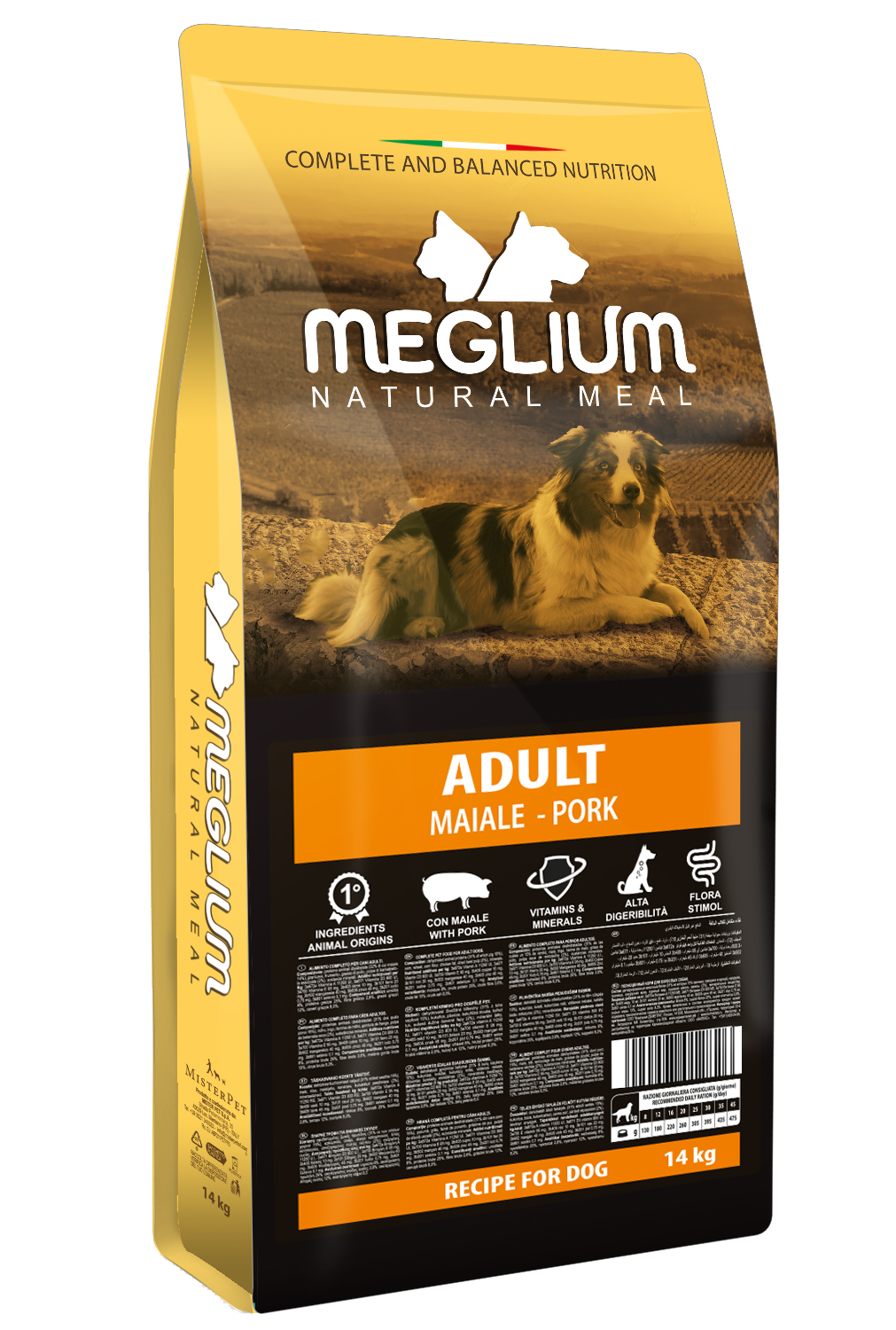 Meglium Adult със свинско 14кг