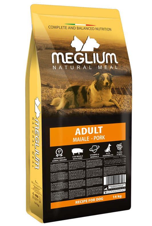 Meglium Adult със свинско 14кг