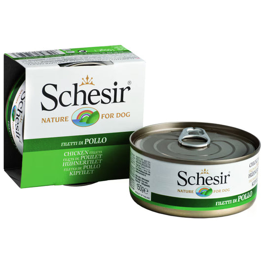 SCHESIR консерва с пилешки филенца в желе 150гр